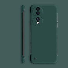 Funda Dura Plastico Rigida Sin Marco Carcasa Mate P01 para Huawei Honor X7b Verde Noche