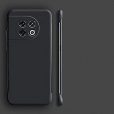 Funda Dura Plastico Rigida Sin Marco Carcasa Mate P01 para OnePlus 11 5G Negro