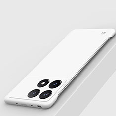 Funda Dura Plastico Rigida Sin Marco Carcasa Mate P01 para Xiaomi Redmi K70 5G Blanco