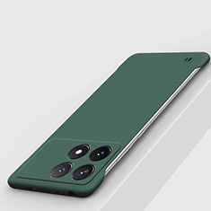 Funda Dura Plastico Rigida Sin Marco Carcasa Mate P01 para Xiaomi Redmi K70 5G Verde Noche