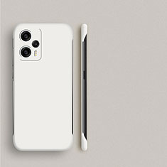 Funda Dura Plastico Rigida Sin Marco Carcasa Mate P01 para Xiaomi Redmi Note 12 Turbo 5G Blanco