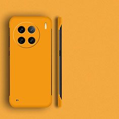 Funda Dura Plastico Rigida Sin Marco Carcasa Mate P02 para Vivo X90 5G Amarillo