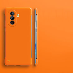 Funda Dura Plastico Rigida Sin Marco Carcasa Mate para Huawei Enjoy 50 Naranja