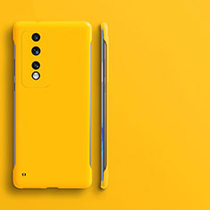 Funda Dura Plastico Rigida Sin Marco Carcasa Mate para Huawei Honor 80 GT 5G Amarillo