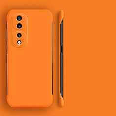 Funda Dura Plastico Rigida Sin Marco Carcasa Mate para Huawei Honor 80 Pro Flat 5G Naranja