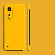 Funda Dura Plastico Rigida Sin Marco Carcasa Mate para Huawei Honor X5 Plus Amarillo