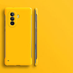 Funda Dura Plastico Rigida Sin Marco Carcasa Mate para Huawei Nova Y70 Amarillo