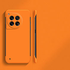 Funda Dura Plastico Rigida Sin Marco Carcasa Mate para OnePlus 12 5G Naranja