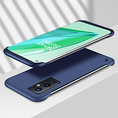 Funda Dura Plastico Rigida Sin Marco Carcasa Mate para OnePlus 9 Pro 5G Azul