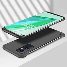 Funda Dura Plastico Rigida Sin Marco Carcasa Mate para OnePlus 9 Pro 5G Negro