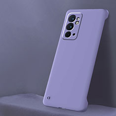 Funda Dura Plastico Rigida Sin Marco Carcasa Mate para OnePlus 9RT 5G Purpura Claro