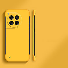 Funda Dura Plastico Rigida Sin Marco Carcasa Mate para OnePlus Ace 3 5G Amarillo