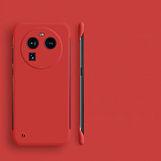 Funda Dura Plastico Rigida Sin Marco Carcasa Mate para Oppo Find X6 5G Rojo