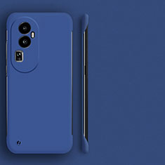 Funda Dura Plastico Rigida Sin Marco Carcasa Mate para Oppo Reno10 Pro+ Plus 5G Azul