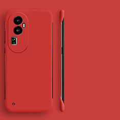 Funda Dura Plastico Rigida Sin Marco Carcasa Mate para Oppo Reno10 Pro+ Plus 5G Rojo