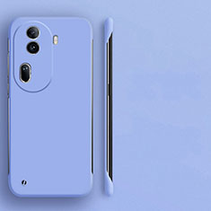 Funda Dura Plastico Rigida Sin Marco Carcasa Mate para Oppo Reno11 Pro 5G Purpura Claro