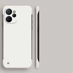 Funda Dura Plastico Rigida Sin Marco Carcasa Mate para Realme 10T 5G Blanco