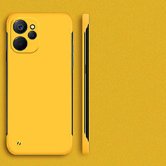 Funda Dura Plastico Rigida Sin Marco Carcasa Mate para Realme 9i 5G Amarillo