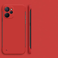 Funda Dura Plastico Rigida Sin Marco Carcasa Mate para Realme 9i 5G Rojo