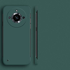 Funda Dura Plastico Rigida Sin Marco Carcasa Mate para Realme Narzo 60 5G Verde Noche