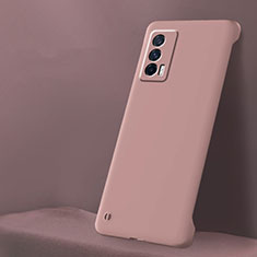 Funda Dura Plastico Rigida Sin Marco Carcasa Mate para Vivo iQOO 7 India 5G Rosa