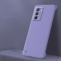 Funda Dura Plastico Rigida Sin Marco Carcasa Mate para Vivo iQOO 9 SE 5G Purpura Claro