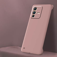 Funda Dura Plastico Rigida Sin Marco Carcasa Mate para Vivo V23 Pro 5G Rosa