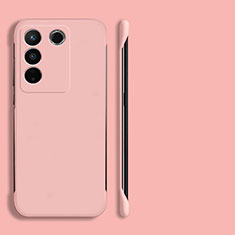 Funda Dura Plastico Rigida Sin Marco Carcasa Mate para Vivo V27 Pro 5G Rosa