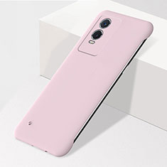 Funda Dura Plastico Rigida Sin Marco Carcasa Mate para Vivo Y74s 5G Rosa