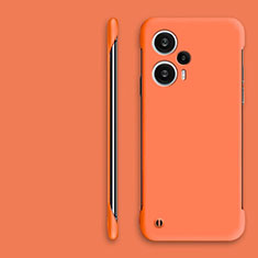 Funda Dura Plastico Rigida Sin Marco Carcasa Mate para Xiaomi Redmi Note 12 Turbo 5G Naranja