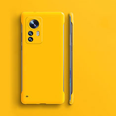 Funda Dura Plastico Rigida Sin Marco Carcasa Mate para Xiaomi Redmi Note 12S Amarillo