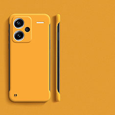 Funda Dura Plastico Rigida Sin Marco Carcasa Mate para Xiaomi Redmi Note 13 Pro+ Plus 5G Amarillo