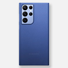 Funda Dura Ultrafina Carcasa Transparente Mate H02 para Samsung Galaxy S23 Ultra 5G Azul