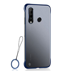 Funda Dura Ultrafina Carcasa Transparente Mate H05 para Huawei P30 Lite New Edition Azul