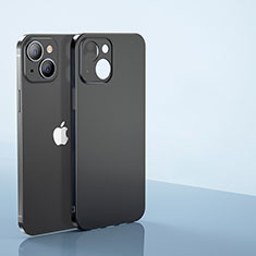 Funda Dura Ultrafina Carcasa Transparente Mate U01 para Apple iPhone 14 Plus Negro