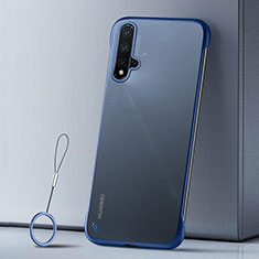 Funda Dura Ultrafina Carcasa Transparente Mate U02 para Huawei Nova 5 Pro Azul
