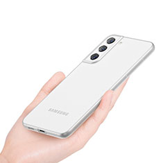Funda Dura Ultrafina Carcasa Transparente Mate U02 para Samsung Galaxy S21 FE 5G Blanco