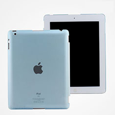 Funda Dura Ultrafina Transparente Mate para Apple iPad 2 Azul Cielo