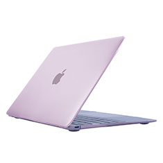 Funda Dura Ultrafina Transparente Mate para Apple MacBook 12 pulgadas Rosa