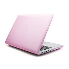 Funda Dura Ultrafina Transparente Mate para Apple MacBook Air 11 pulgadas Rosa