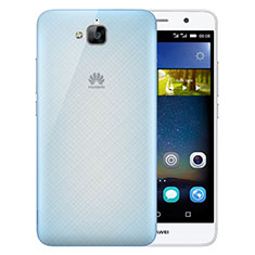 Funda Dura Ultrafina Transparente Mate para Huawei Enjoy 5 Azul