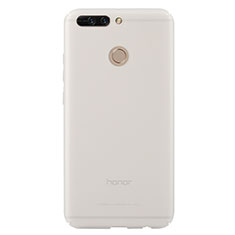 Funda Dura Ultrafina Transparente Mate para Huawei Honor 8 Pro Blanco