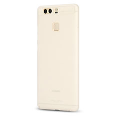 Funda Dura Ultrafina Transparente Mate para Huawei P9 Plus Blanco