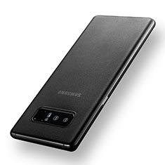 Funda Dura Ultrafina Transparente Mate para Samsung Galaxy Note 8 Gris