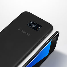 Funda Dura Ultrafina Transparente Mate T01 para Samsung Galaxy S7 Edge G935F Negro