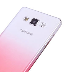 Funda Gel Ultrafina Transparente Gradiente para Samsung Galaxy A5 SM-500F Rosa