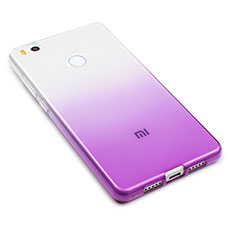 Funda Gel Ultrafina Transparente Gradiente para Xiaomi Mi 4S Morado