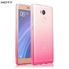 Funda Gel Ultrafina Transparente Gradiente para Xiaomi Redmi 4 Prime High Edition Rosa