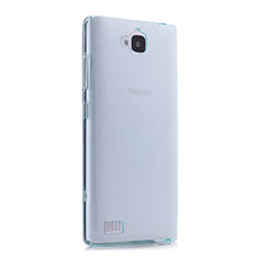 Funda Gel Ultrafina Transparente para Huawei Honor 3C Azul