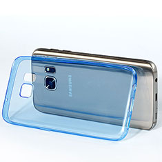 Funda Gel Ultrafina Transparente para Samsung Galaxy S7 G930F G930FD Azul